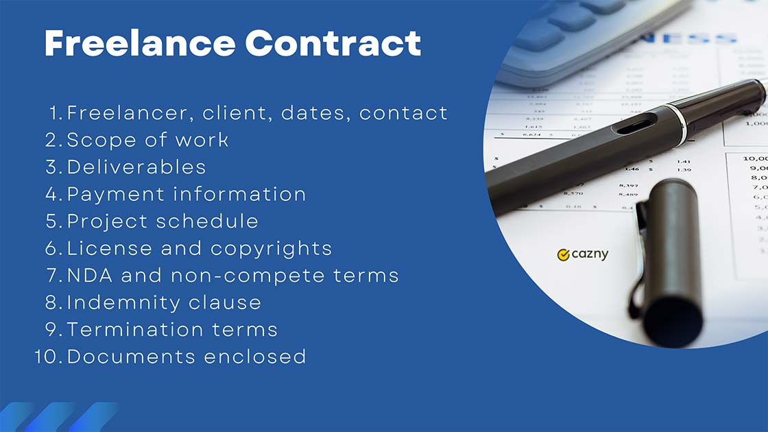 Freelance Contract Contents